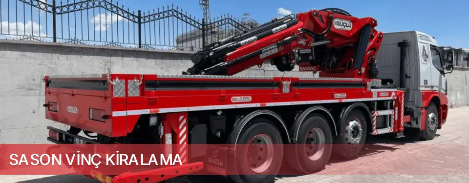 Sason İlçemi Vinç Kiralama